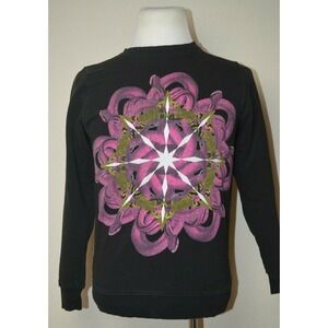 Marcelo Burlon‎ Milan Black & Pink Snakes Sweater Sweatshirt Size Men's Size XS